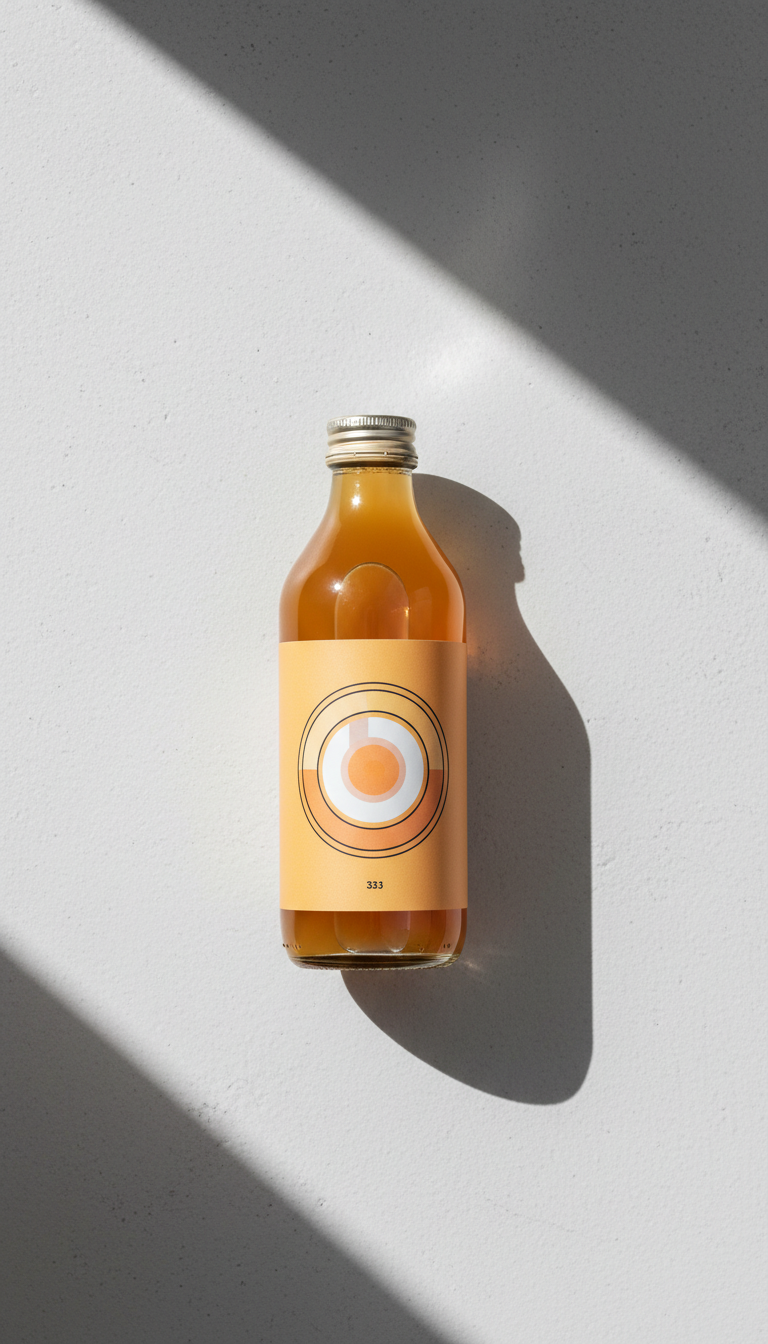 Citrus Adaptogen Tonic Glass Bottle