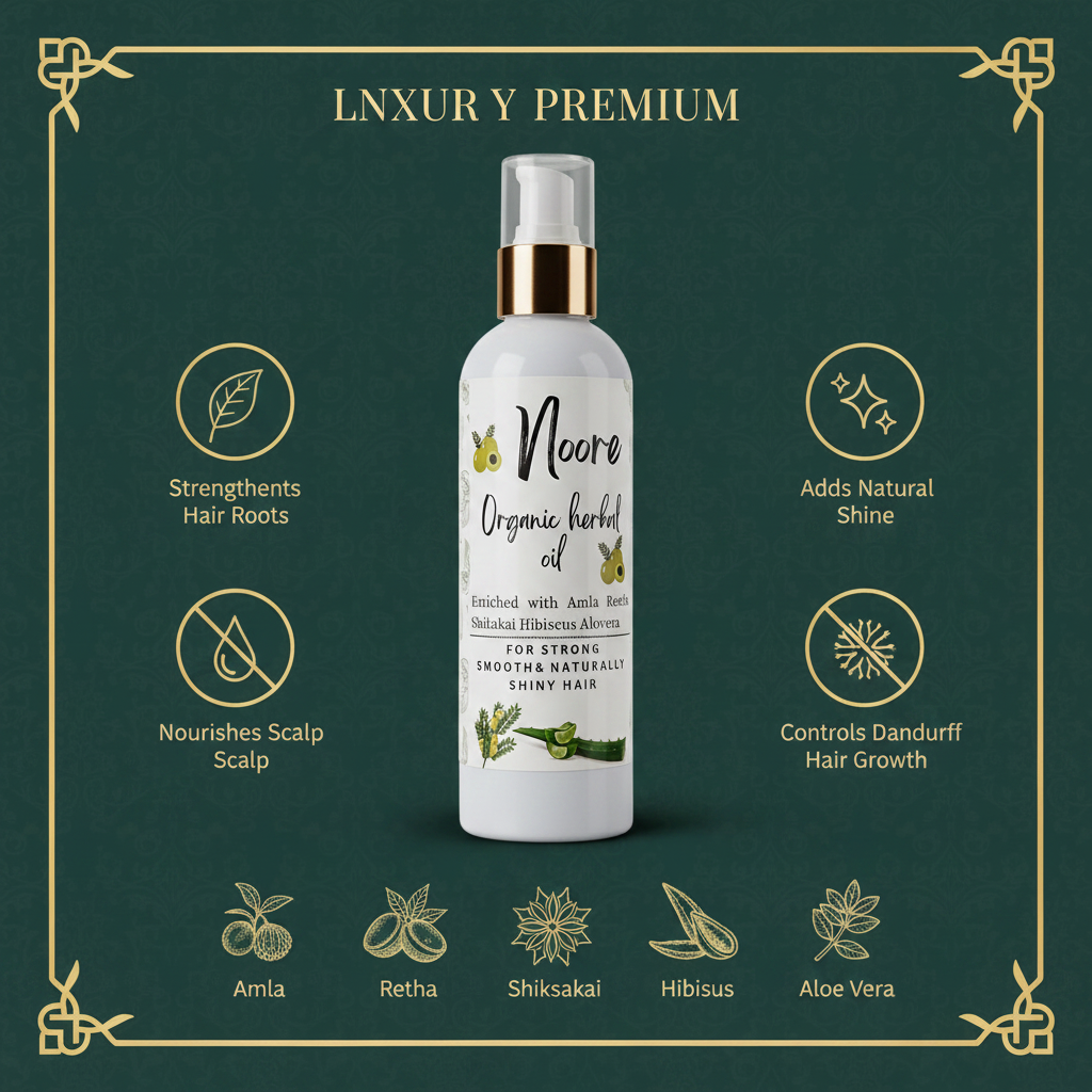 Noore organic herbal oil-Aweza collection